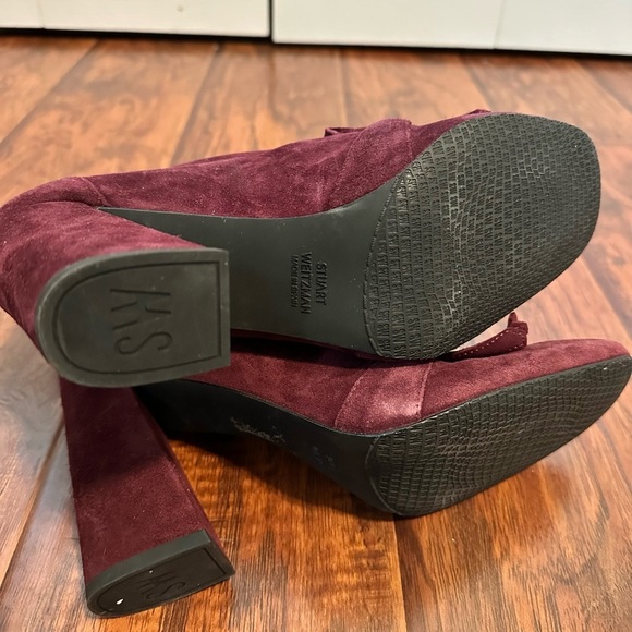 Stuart weitzman ringleader suede ankle boots - Picture 5 of 7